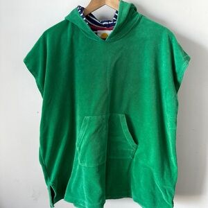 Mini Boden Green Hooded Sweatshirt for Kids towel